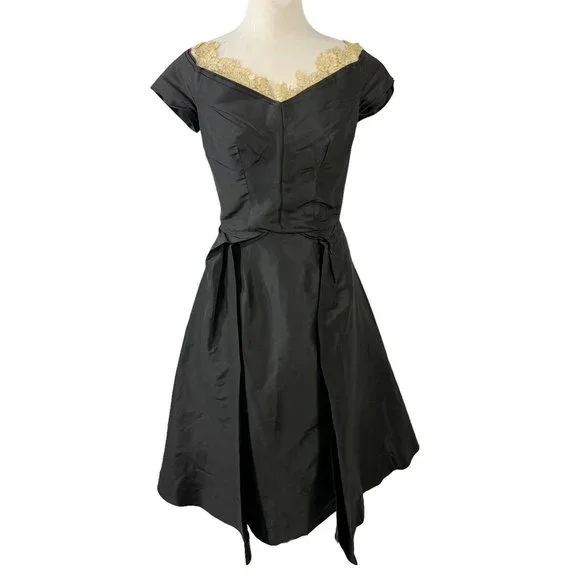 alluring dream navy blue floral mesh lace trumpet midi dress Darya Mesh Midi Dress main image 0